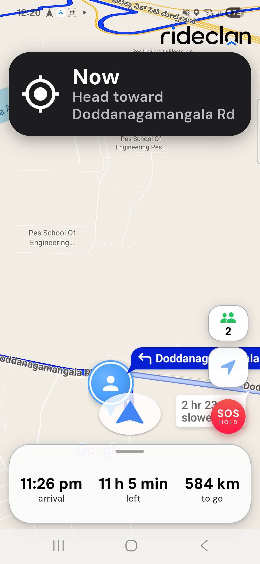 RideClan - Live navigation